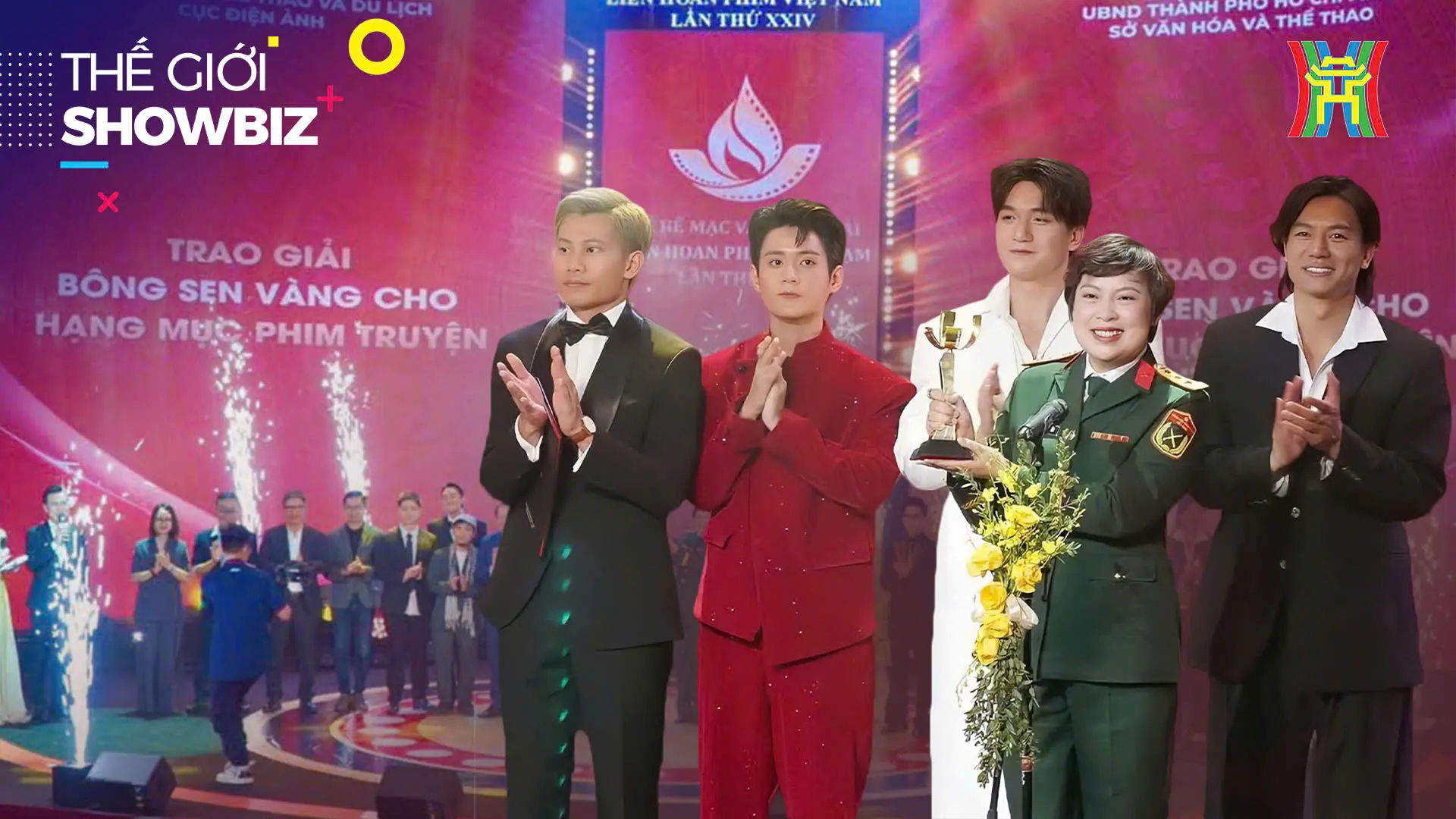 'Mưa đỏ' thắng Bông Sen Vàng tại Liên hoan phim Việt Nam | Thế giới Showbiz | 26/11/2025